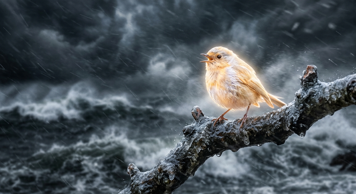 the thing with feathers